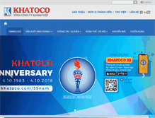 Tablet Screenshot of khatoco.com